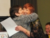 Fran gives Enid a hug